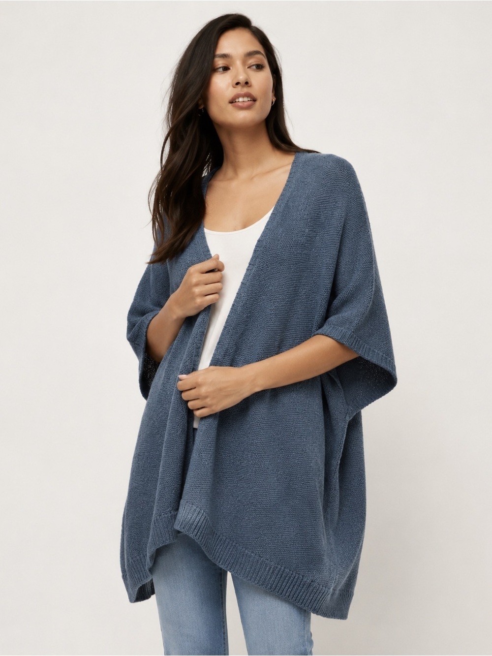 Aritzia Community lonic Cape Oversized Knitted Cardigan XS